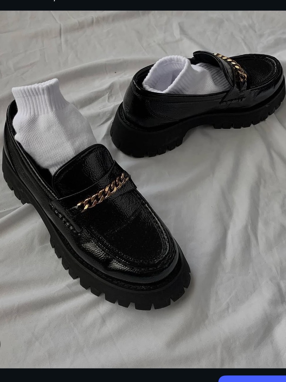 Princess Polly Patent Chunky Platform Loafers